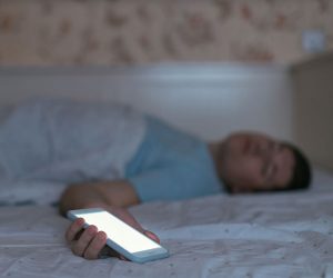 sleep with phone